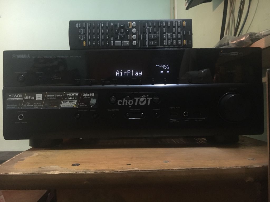 Amply YAMAHA RX-V675, chơi nhạc Airplay, lossless. Mua bán Tivi, Âm thanh tại Huyện Củ Chi Tp Hồ Chí Minh được đăng bởi Anh Tý hình 1