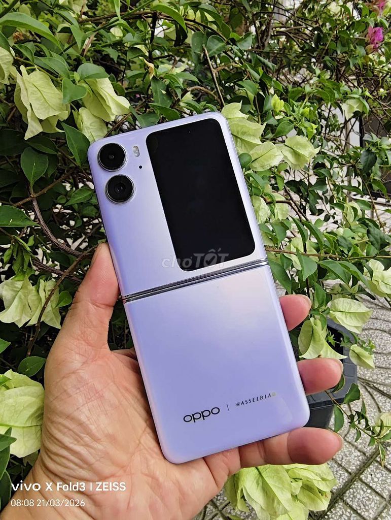 Oppo Find N2 Flip 256GB Tím 2 sọc. Mua bán Điện thoại tại Quận Tân Phú Tp Hồ Chí Minh được đăng bởi Sang hình 1