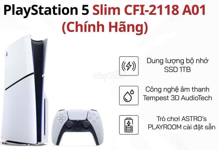Sony PlayStation 5 Slim   Như mới 99.9 #PS5#GTA6. Mua bán Thiết bị chơi game tại Huyện Tam Dương Vĩnh Phúc được đăng bởi AS hình 1