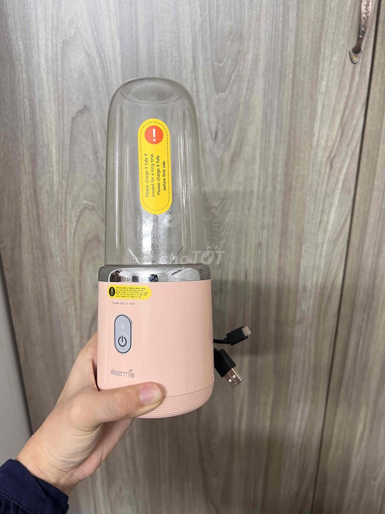 Máy xay sinh tố Deerma Hồng USB. Mua bán Bếp, lò, đồ điện nhà bếp tại Quận 10 Tp Hồ Chí Minh được đăng bởi Thieee hình 1