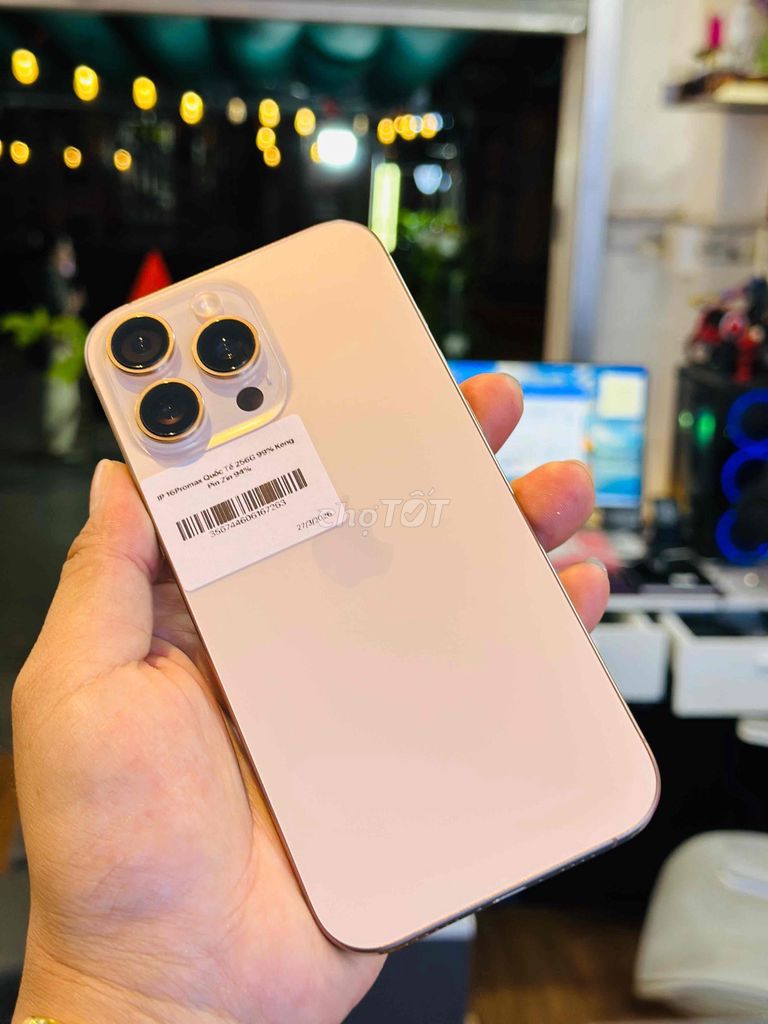 Apple iPhone 16 Pro Max 256GB Vàng. Mua bán Điện thoại tại Thành phố Nha Trang Khánh Hòa được đăng bởi phương Duy hình 1