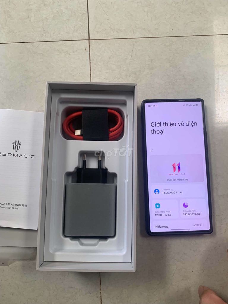 Redmagic 11 Air 12GB/256GB FPT Shop. Mua bán Điện thoại tại Huyện Trảng Bom Đồng Nai được đăng bởi long tran hình 1