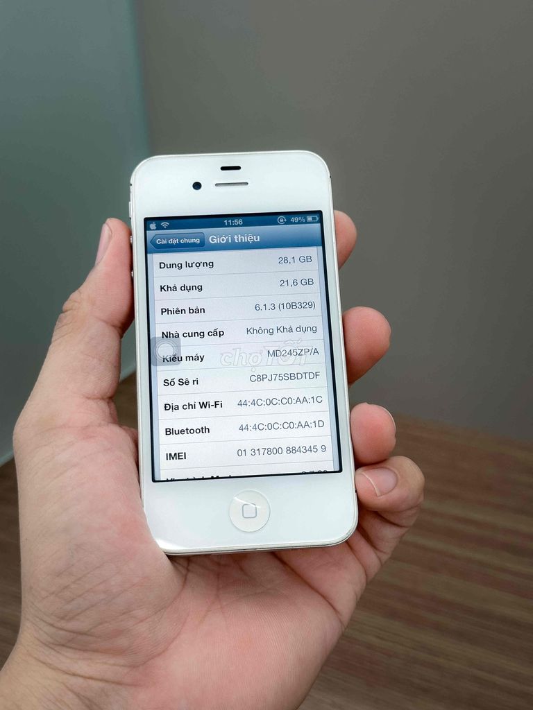Apple iPhone 4S 32GB Trắng Like New. Mua bán Điện thoại tại Thành phố Bến Tre Bến Tre được đăng bởi Thuong Pham hình 1