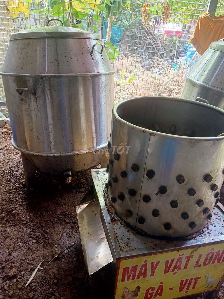 Máy vặt lông kim loại màu bạc. Mua bán Đồ chuyên dụng, Giống nuôi trồng tại Huyện Yên Mô Ninh Bình được đăng bởi Nhật Phạm  hình 1