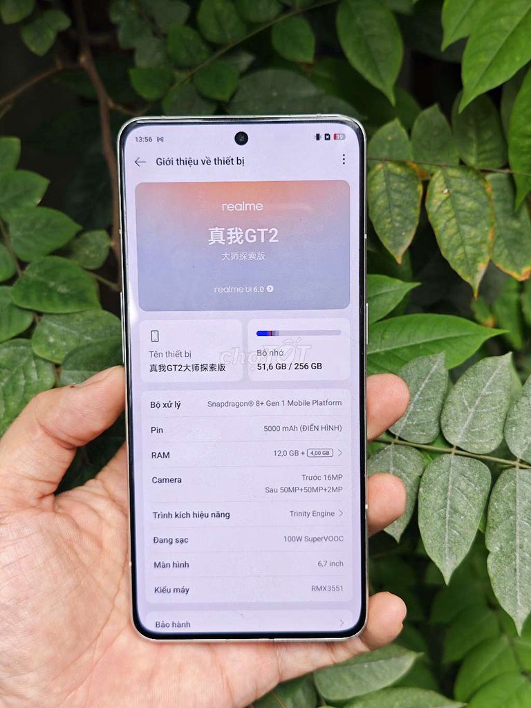 Realme GT2 MEE 12GB/256GB Trắng. Mua bán Điện thoại tại Quận Ngô Quyền Hải Phòng được đăng bởi Nguyễn Trung hình 1
