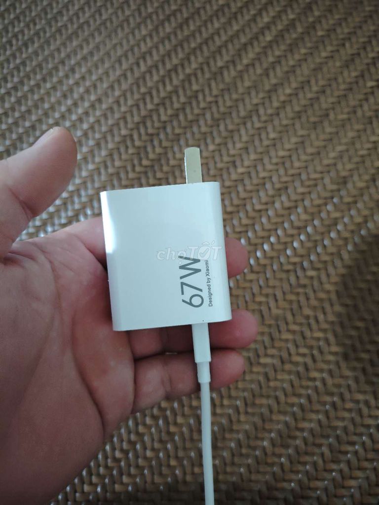 Bộ sạc Xiaomi 67W Trắng. Mua bán Phụ kiện (Màn hình, Chuột...) tại Huyện Nam Trực Nam Định được đăng bởi đỗ Hoàng  hình 1
