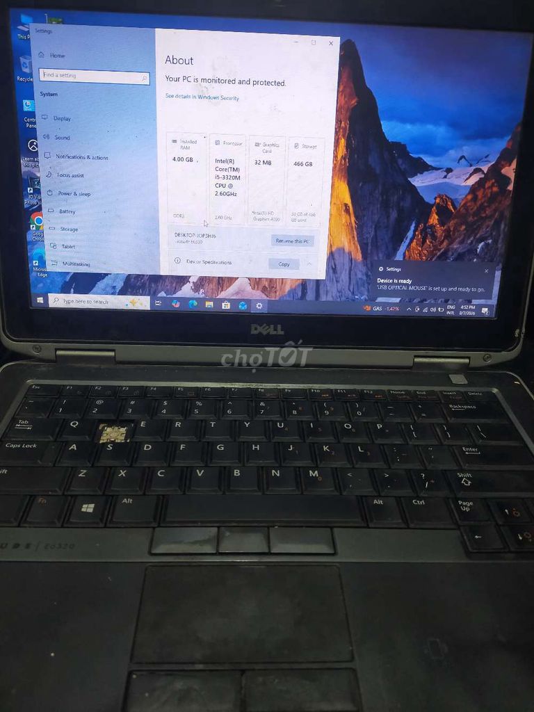 Dell E6330 i5 4GB/466GB Đen . Mua bán Laptop tại Quận Liên Chiểu Đà Nẵng được đăng bởi Duyh hình 1