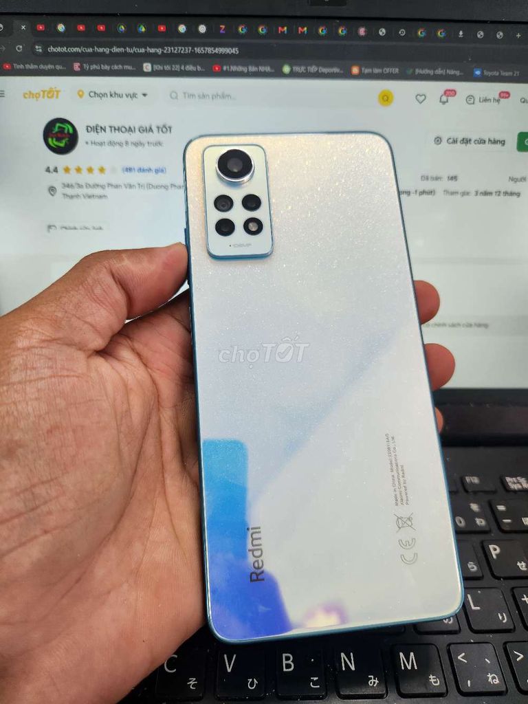 REDMI NOTE 12 PRO 8GB.128GB PIN 5000 SNAP 732G. Mua bán Điện thoại tại Quận Bình Thạnh Tp Hồ Chí Minh được đăng bởi Dân Mobile hình 1