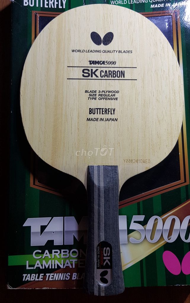 Cốt vợt Butterfly SK Carbon Gỗ Nhật Bản. Mua bán Đồ thể thao, Dã ngoại tại Quận Hai Bà Trưng Hà Nội được đăng bởi OpenSky hình 1
