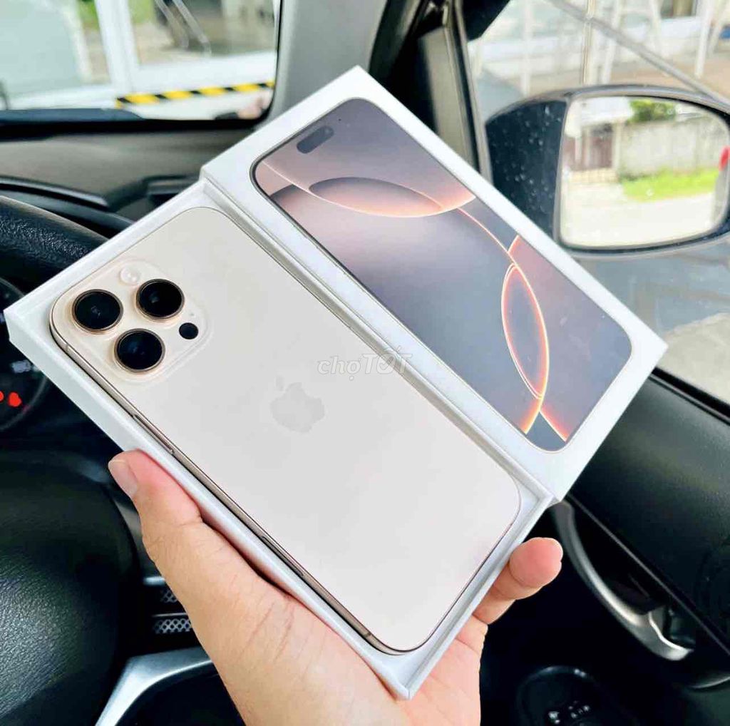 iPhone 16 Pro Max 256GB Gold FULLBOX APPLE 03/2026 - 127322144
