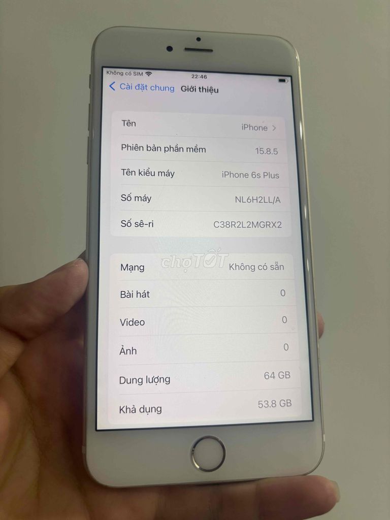 Apple iPhone 6s Plus 64GB Vàng. Mua bán Điện thoại tại Quận Ninh Kiều Cần Thơ được đăng bởi ninny ngọc hình 1
