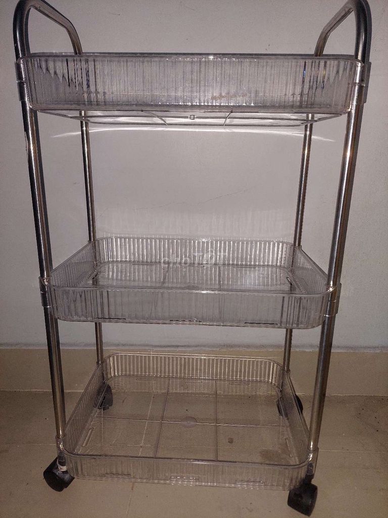 Kệ nhựa 3 tầng Trong suốt. Mua bán Tủ, kệ gia đình tại Thành phố Thủ Đức Tp Hồ Chí Minh được đăng bởi người quận 2 hình 1