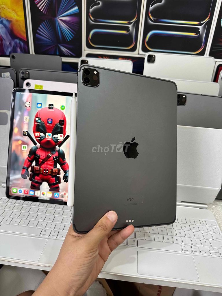 IPAD PRO 11inch Chip M1 (2022) 512GB + 4G Lắp Sim. Mua bán Máy tính bảng tại Thành phố Thủ Đức Tp Hồ Chí Minh được đăng bởi TonTrung Táo Uy Tín  hình 2