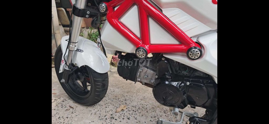 Ducati Mini màu Trắng Đỏ. Mua bán Xe máy tại Huyện Đất Đỏ Bà Rịa - Vũng Tàu được đăng bởi Trường hình 5