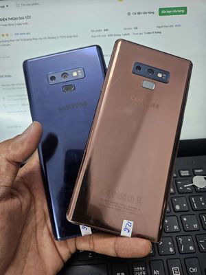 SAMSUNG NOTE 9 6GB.128GB MÁY VN 2 SIM FULL CN