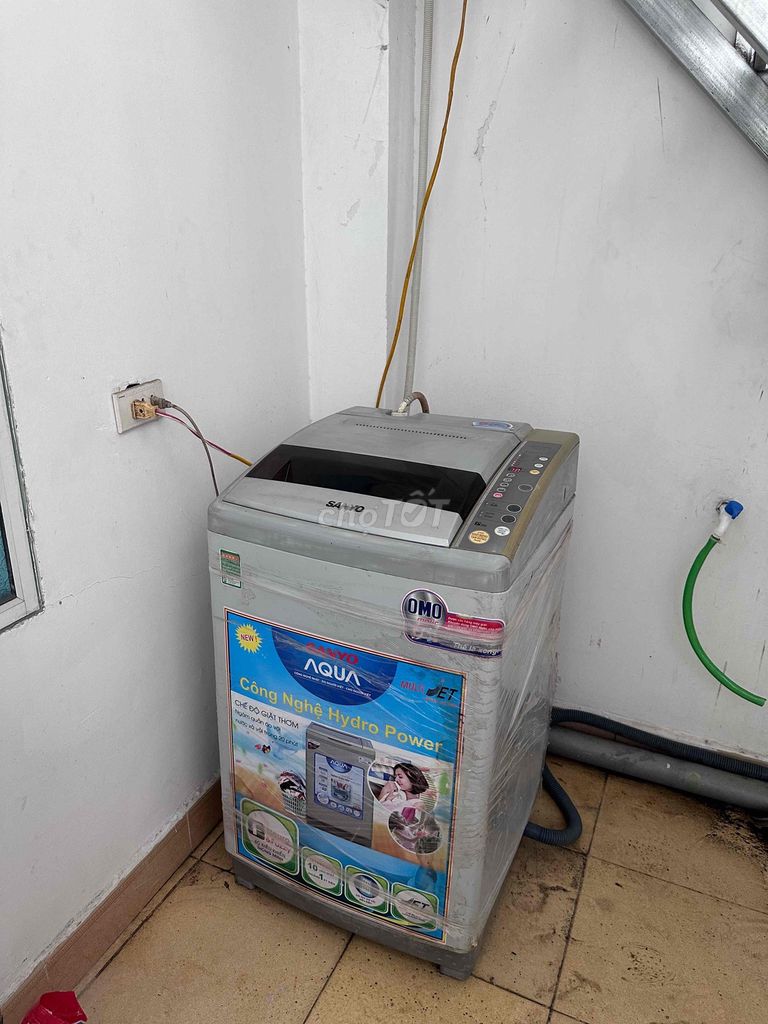 Máy giặt Sanyo 9kg Xám. Mua bán Máy giặt tại Quận Lê Chân Hải Phòng được đăng bởi trường  hình 1