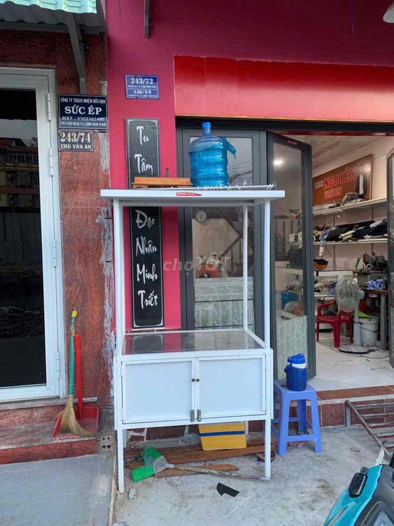 Tủ trưng bày Kim loại Trắng dùng cho Trà sữa. Mua bán Đồ chuyên dụng, Giống nuôi trồng tại Quận Bình Thạnh Tp Hồ Chí Minh được đăng bởi Nguyên  hình 1