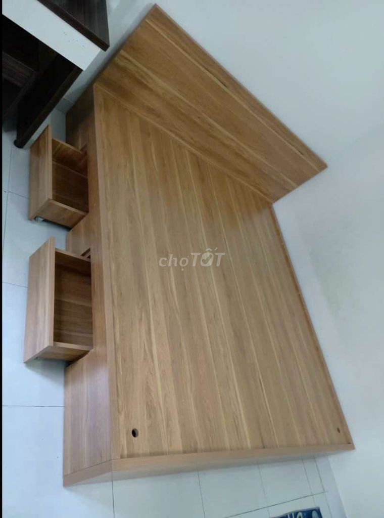 GIƯỜNG GỖ CÔNG NGHIỆP MDF 1M6 2M CÓ 2 HỘP KÉO . Mua bán Giường, chăn ga gối nệm tại Thành phố Thủ Đức Tp Hồ Chí Minh được đăng bởi Tủ nhựa đài loan hoàng quân hình 1