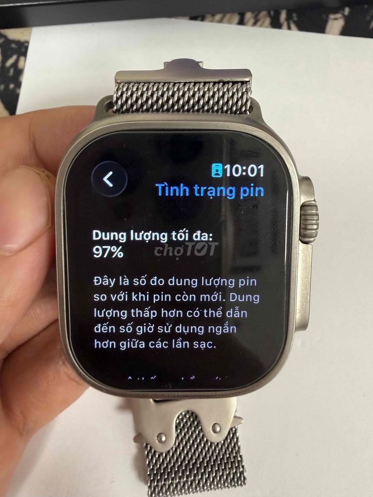 Apple Watch Ultra 2 Bạc 99%. Mua bán Thiết bị đeo thông minh tại Quận Nam Từ Liêm Hà Nội được đăng bởi Xưởng Phụ Kiện DT hình 1