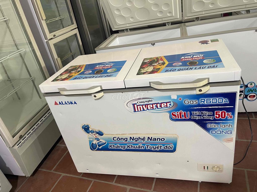 Tủ đông mát Alaska 450L Inverter. Mua bán Tủ lạnh tại Quận Tân Phú Tp Hồ Chí Minh được đăng bởi cửa hàng thanh lý đồ cũ hình 1