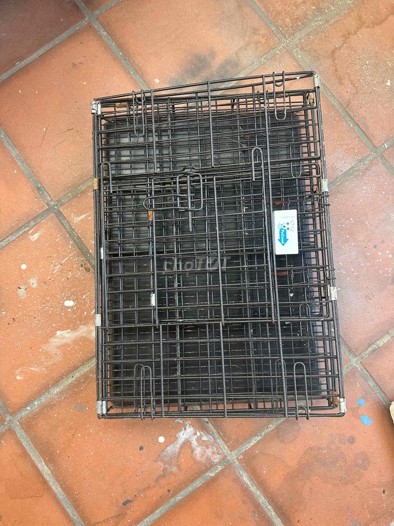 Chuồng thú cưng Sơn tĩnh điện Đen size M. Mua bán Phụ kiện, Thức ăn, Dịch vụ tại Quận Phú Nhuận Tp Hồ Chí Minh được đăng bởi Long Long hình 1