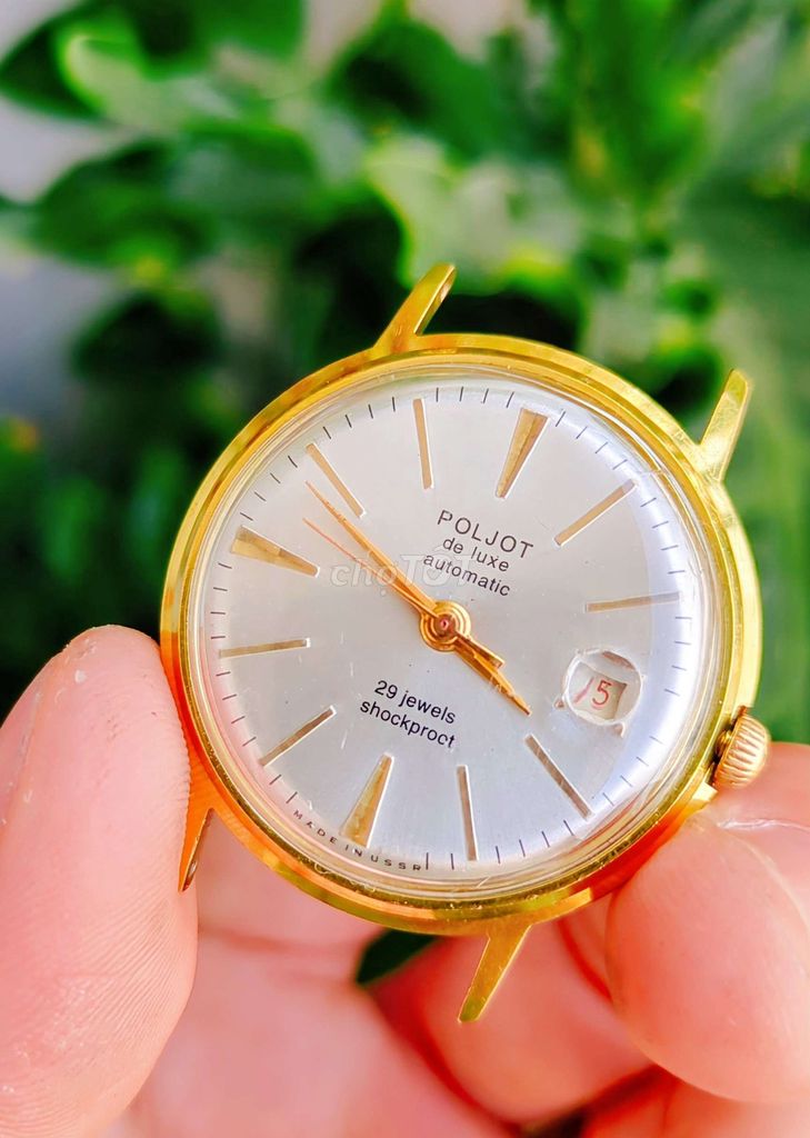 Đồng hồ nga cô3 1960  Poljot 29jew auto bọc vàng. Mua bán Đồng hồ tại Quận Đống Đa Hà Nội được đăng bởi Đồng hồ Liên Xô hình 1