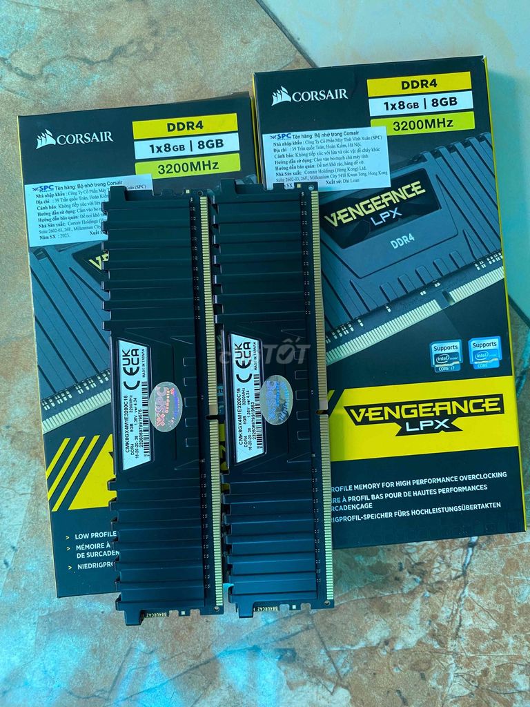 RAM Corsair Vengeance LPX 8GB DDR4 3200MHz Đen. Mua bán Linh kiện (RAM, Card...) tại Huyện Thanh Oai Hà Nội được đăng bởi Nguyễn Đức Hà hình 1