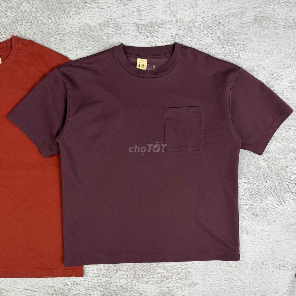 Áo thun Muji L Nâu đỏ Unisex. Mua bán Quần áo tại Quận Ngũ Hành Sơn Đà Nẵng được đăng bởi Bạch Lê Hoàng hình 1
