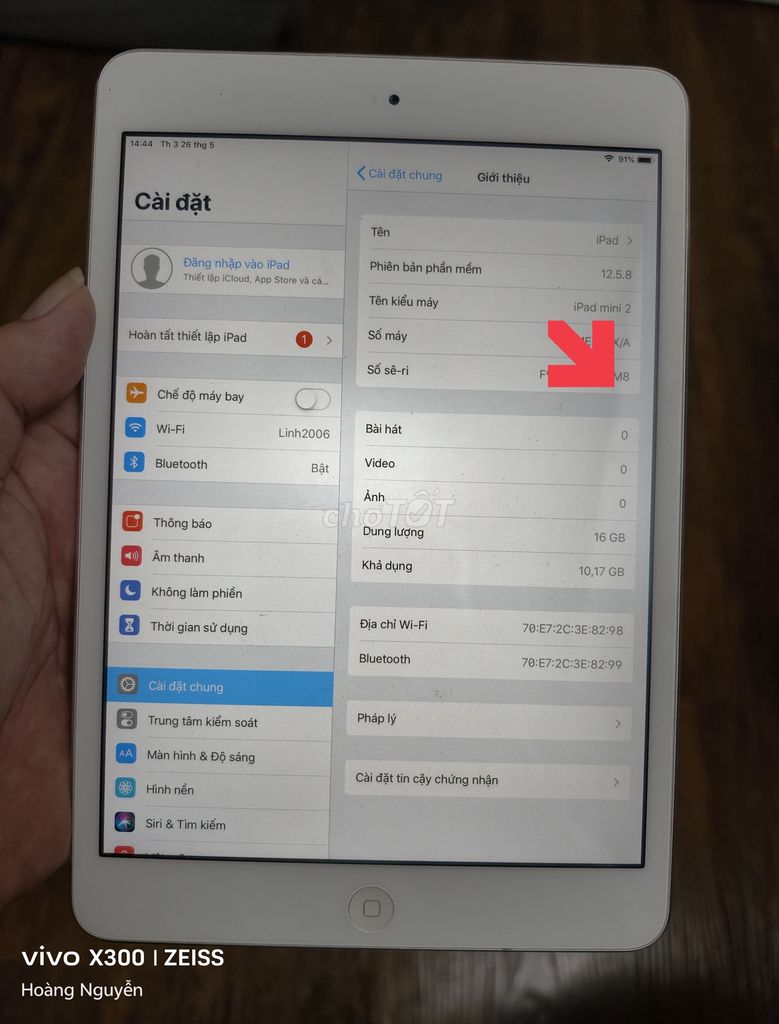 Apple iPad mini 2 16GB Bạc. Mua bán Máy tính bảng tại Quận Ba Đình Hà Nội được đăng bởi Tuấn Anh hình 1