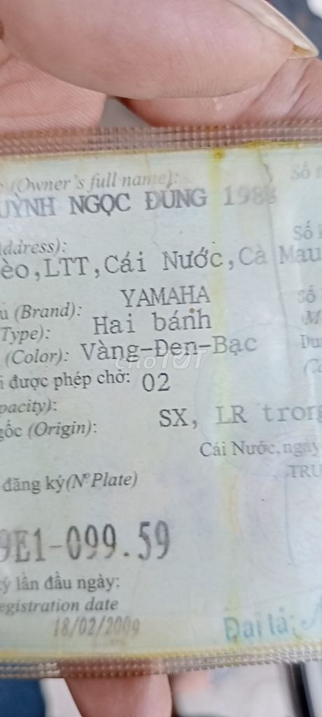 Yamaha Sirius Vàng-Đen-Bạc. Mua bán Xe máy tại Huyện Phụng Hiệp Hậu Giang được đăng bởi mr long hình 1