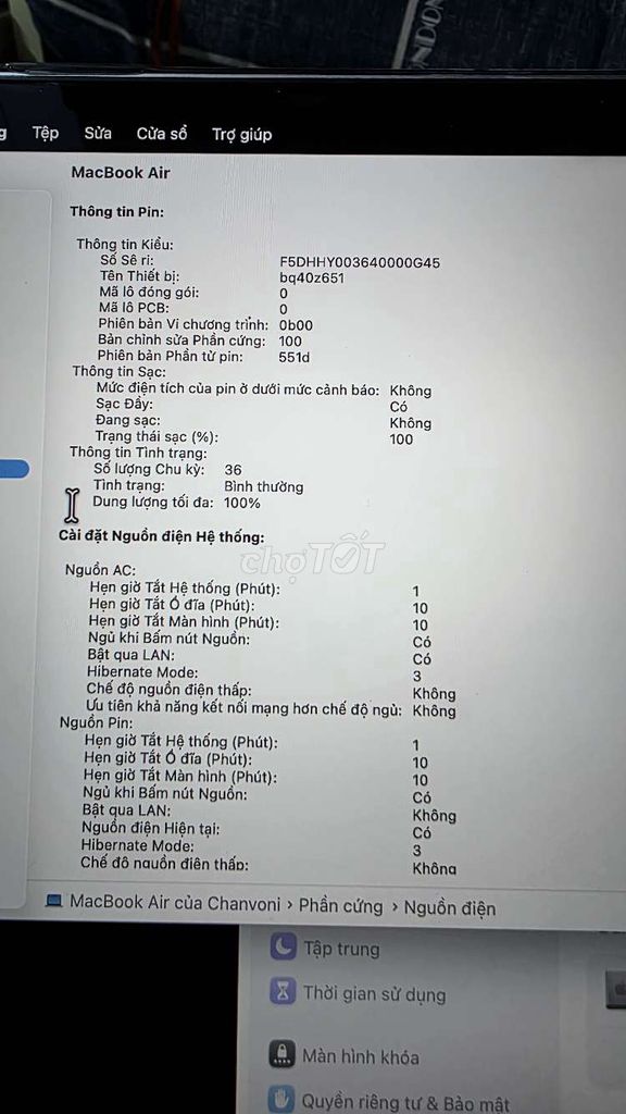 Apple MacBook Air M4 13 inch 256GB. Mua bán Laptop tại Quận Tân Phú Tp Hồ Chí Minh được đăng bởi Min hình 1