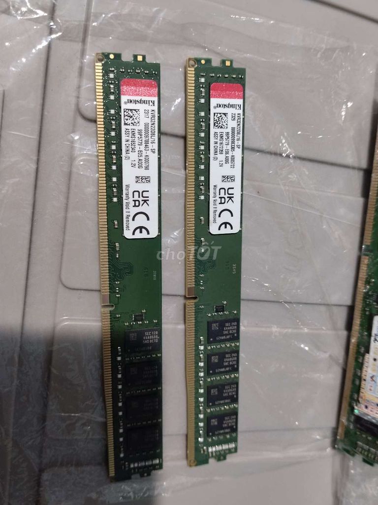 RAM Kingston DDR4 16GB 3200MHz. Mua bán Linh kiện (RAM, Card...) tại Thành phố Thủ Đức Tp Hồ Chí Minh được đăng bởi Lê HÙNG hình 1