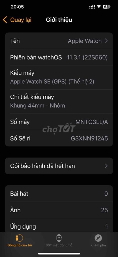 đồng hồ Apple Watch se gen 2