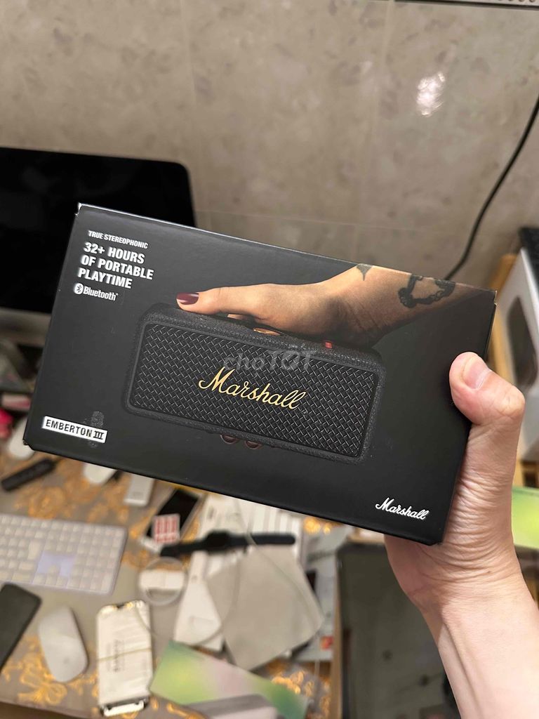Loa Bluetooth Marshall Emberton III Đen giá tốt. Mua bán Tivi, Âm thanh tại Quận 4 Tp Hồ Chí Minh được đăng bởi Phạm Duy Luân hình 1