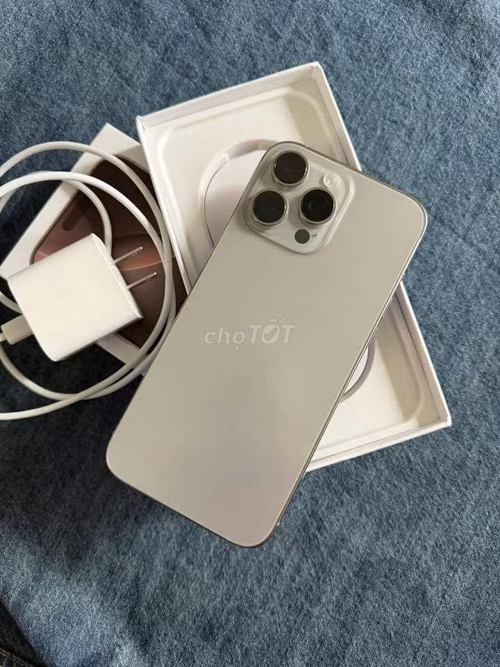 Apple iPhone 16 Pro Max 256GB Natural Việt Nam Đã sử dụng. Mua bán Điện thoại tại Quận 1 Tp Hồ Chí Minh được đăng bởi Hội Đồ Điện Tử hình 1