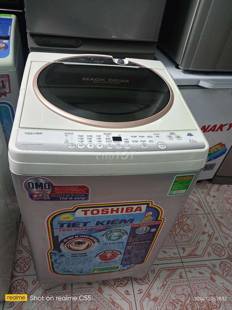 Máy giặt tohiba 9kg chạy êm ru