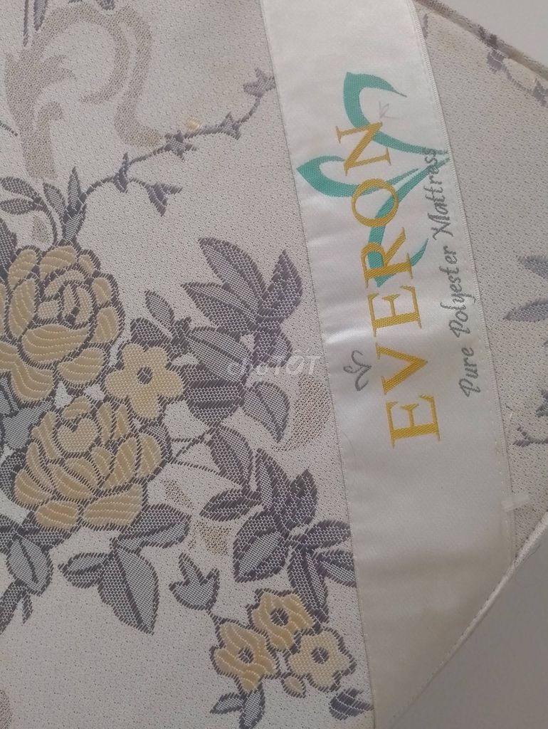 Nệm Everon Polyester Trắng, vàng, xám. Mua bán Giường, chăn ga gối nệm tại Quận Tân Phú Tp Hồ Chí Minh được đăng bởi Hội Đồ Điện Tử hình 1