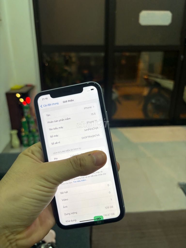 Apple iPhone 11 128GB Tím Đã sử dụng. Mua bán Điện thoại tại Quận Bắc Từ Liêm Hà Nội được đăng bởi Cửa hàng Bính Táo hình 1