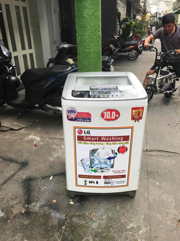 Máy giặt 10kg siêu to đang dùng tốt bao tét