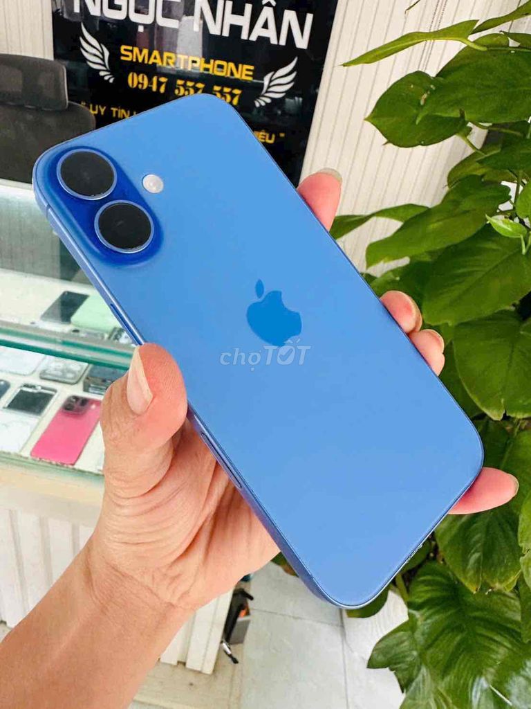 Apple iPhone 16 128GB Xanh pin100% cònbh09/2026. Mua bán Điện thoại tại Thành phố Biên Hòa Đồng Nai được đăng bởi Oanh Hoang hình 1