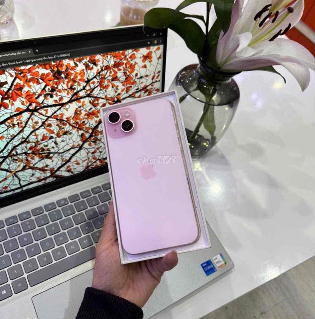 iPhone 15 256GB Hồng CH 2 sim pin 87. Mua bán Điện thoại tại Quận 3 Tp Hồ Chí Minh được đăng bởi Nam Á Mobile hình 1