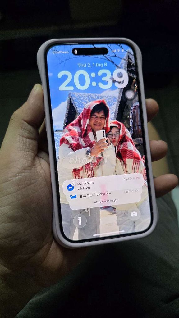 iPhone 15 Pro 256GB Trắng LL/A 91%. Mua bán Điện thoại tại Quận Gò Vấp Tp Hồ Chí Minh được đăng bởi Min Híuuuuu hình 1