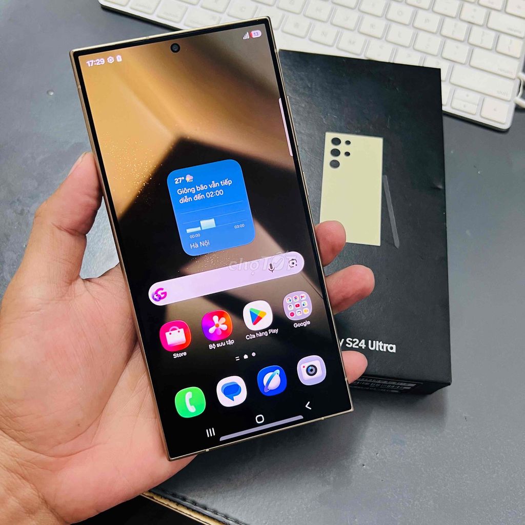 🌈Samsung Galaxy S24 Ultra 256Gb Vàng 99% fullbox. Mua bán Điện thoại tại Quận Ninh Kiều Cần Thơ được đăng bởi Trường Mobile hình 1