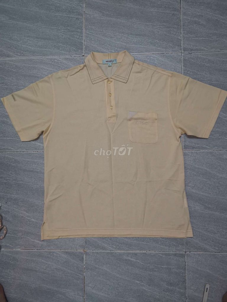 Áo polo Kenzo Golf 04 Paris Kem Be size L. Mua bán Quần áo tại Quận Gò Vấp Tp Hồ Chí Minh được đăng bởi LinhVu2hands hình 1