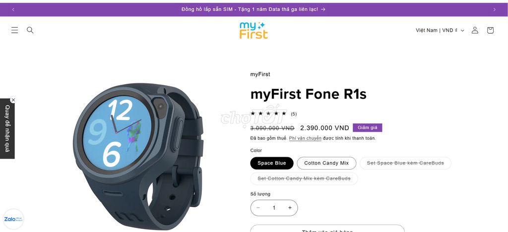 Bán đồng hồ thông minh trẻ em, sim 4G. Mua bán Thiết bị đeo thông minh tại Quận 4 Tp Hồ Chí Minh được đăng bởi Đỗ Quang Vinh hình 1