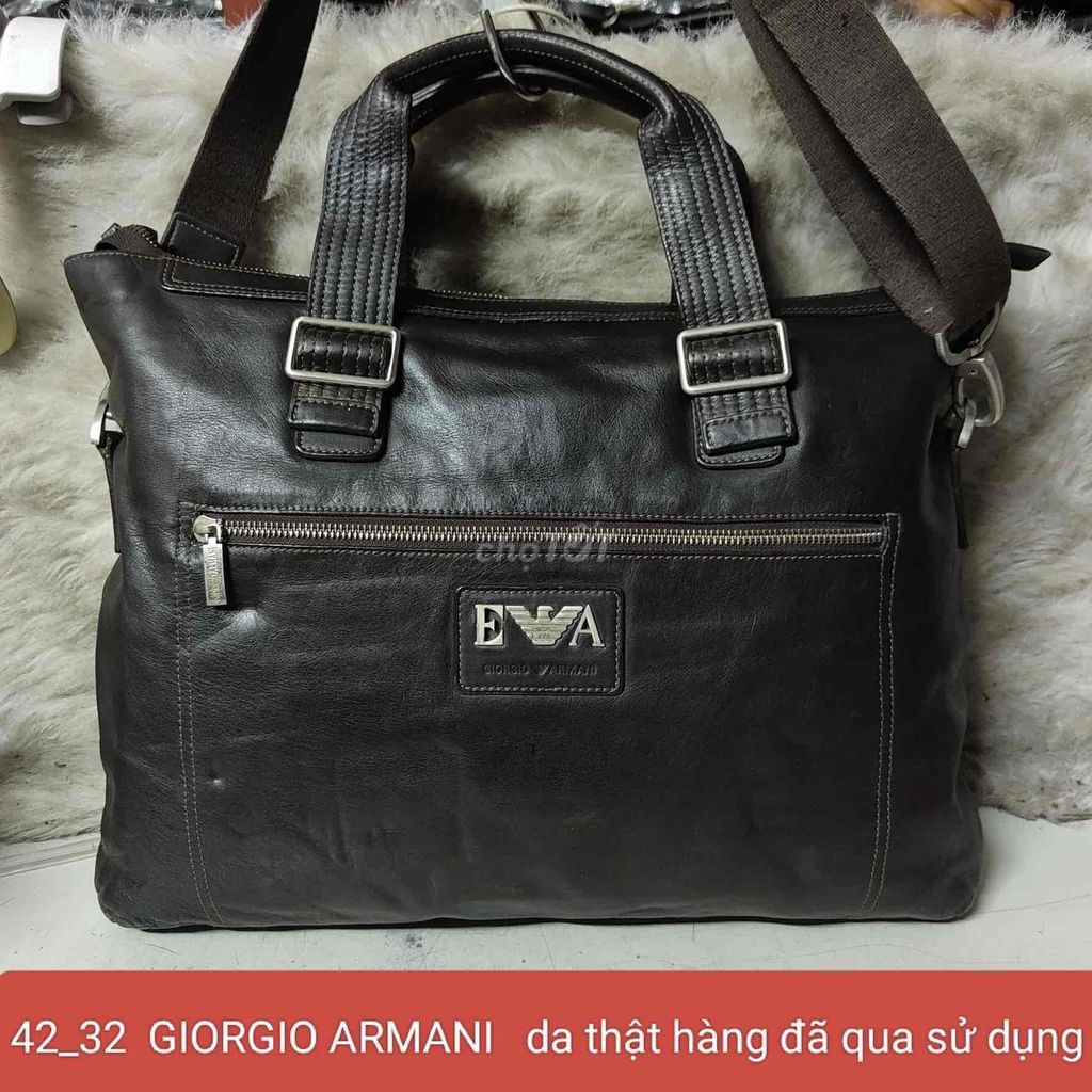 Cặp laptop GIORGIO ARMANI size 42x32