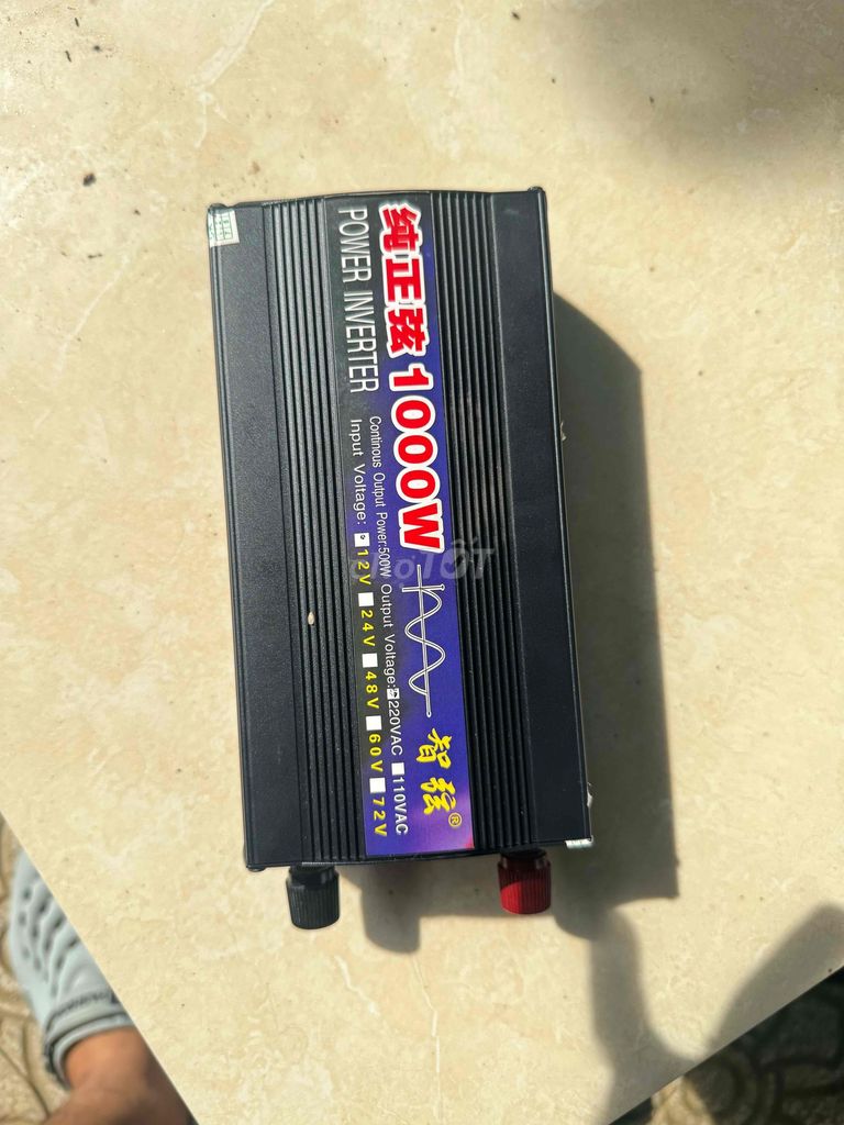 Bộ chuyển đổi nguồn 1000W Đen 12V-220V bị lỗi. Mua bán Phụ kiện (Màn hình, Chuột...) tại Huyện Củ Chi Tp Hồ Chí Minh được đăng bởi Phở Vlogs hình 1