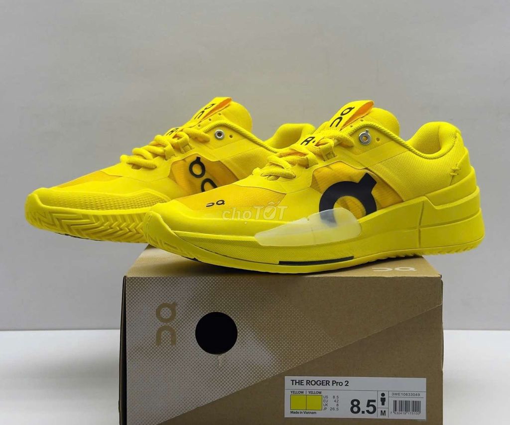 Giày tennis On The Roger Pro 2 màu vàng. Mua bán Giày dép tại Quận Gò Vấp Tp Hồ Chí Minh được đăng bởi Anh Ba  Hàng hiệu tuyển Chuyên bán Online uy tín hình 1