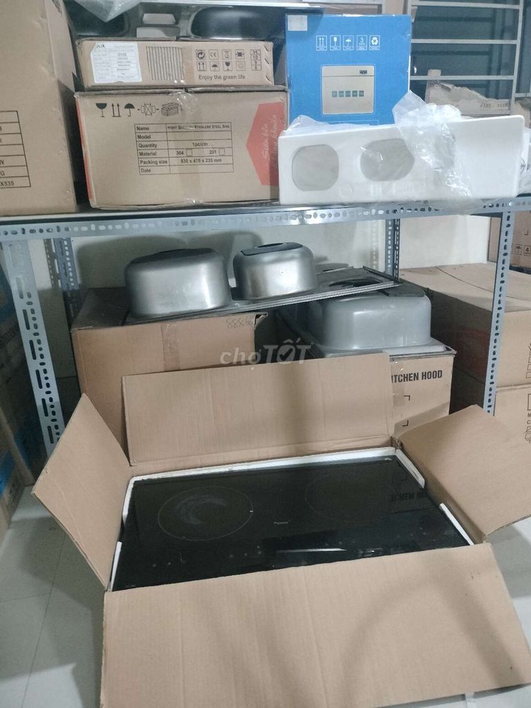 Thanh lý gấp bếp từ đôi và máy hút mùi. Mua bán Bếp, lò, đồ điện nhà bếp tại Quận Thanh Xuân Hà Nội được đăng bởi viethung hình 1