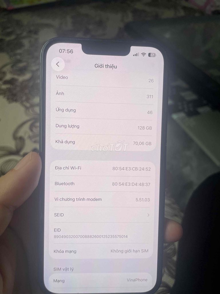 Apple iPhone 13 128GB pin kém. Mua bán Điện thoại tại Quận Lê Chân Hải Phòng được đăng bởi thành đô hình 1